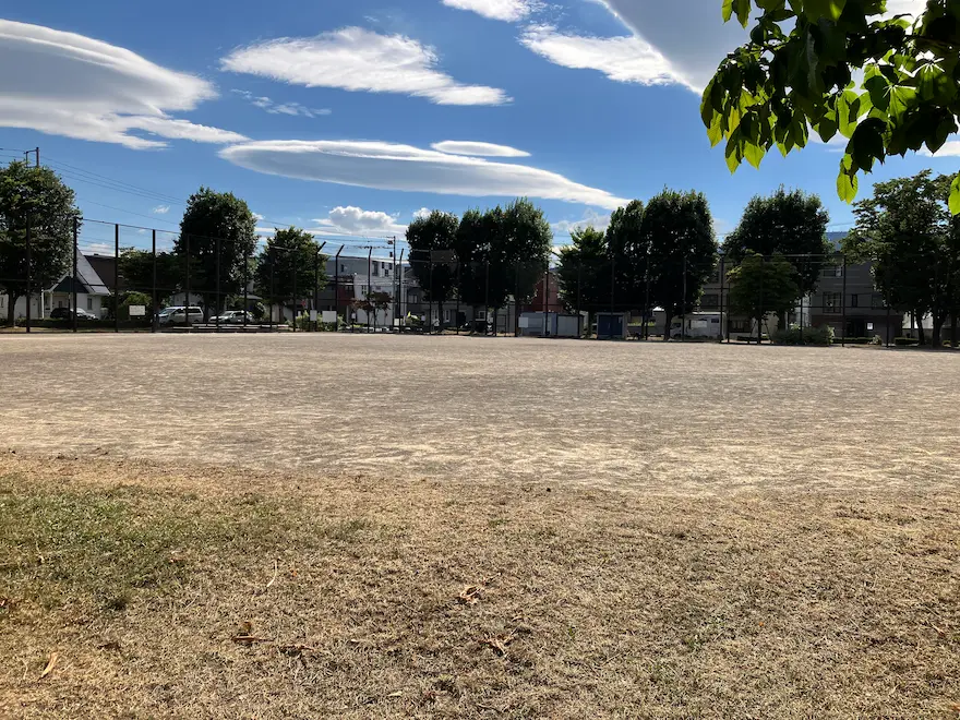 札幌市西区発寒大空公園野球グラウンド