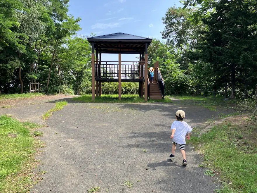 札幌市西区宮丘公園見晴らし広場